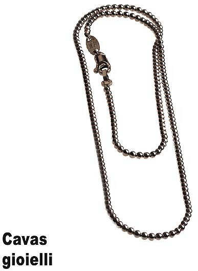 Girocollo tutto con sfere  in argento 925