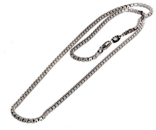 Girocollo uomo in argento con catena california
