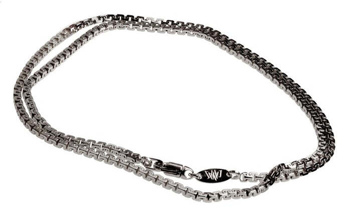 Girocollo uomo in argento con catena california