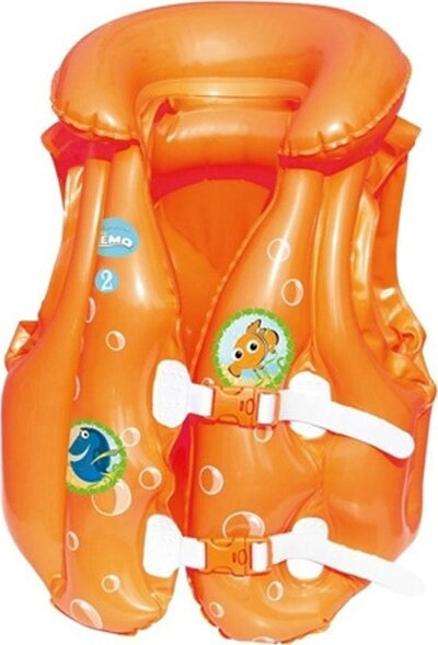 Giubbino-Gonfiabile-Nemo-Per-Bambini-Giubotto-Salvagente-51-X-46-Cm