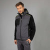 Giubbotto Da Lavoro Uomo Giacca Grigia Softshell 3 Strati Invernale Maniche Rimovibili Impermeabile Giubbotto Imbottito Losanna James Ross Collection Jrc Cappuccio Antipioggia Termico
