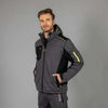 Giubbotto Da Lavoro Uomo Giacca Grigia Softshell 3 Strati Invernale Maniche Rimovibili Impermeabile Giubbotto Imbottito Losanna James Ross Collection Jrc Cappuccio Antipioggia Termico