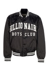 BILLIONAIRE BOYS CLUB Giubbotto Bomber Uomo College Satin Bomber Jacket Black da uomo
