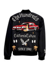 THE HUNDREDS Giubbotto Bomber Uomo East Souvenir Jacket Red da uomo