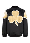 NEW ERA Giubbotto Bomber Uomo Nba Ce Snap Satin Jacket Boscel Black/original Team Colors da uomo