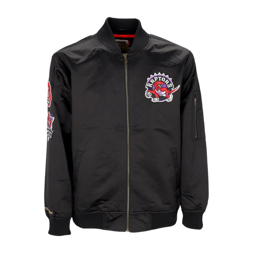 MITCHELL & NESS Giubbotto Bomber Uomo Nba Lightweight Satin Bomber Torrap Original Team Colors da uomo