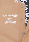 DISCLAIMER Giubbotto College Uomo Bomber Jacket Camel da uomo