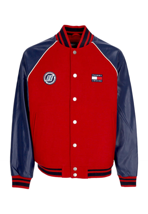 Tommy Hilfiger Giubbotto College Uomo Gme Day Varsity Jacket Arizona Red da uomo