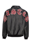 WASTED PARIS Giubbotto College Uomo Kingdom Curve Varsity Jacket Black da uomo