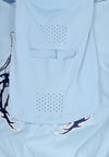 WASTED PARIS Giubbotto College Uomo Prey Varsity Jacket Light Blue da uomo