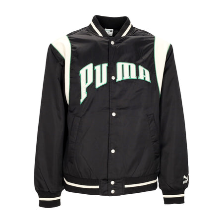 PUMA Giubbotto College Uomo Puma Team For the Fanbase Varsity Jacket Black da uomo