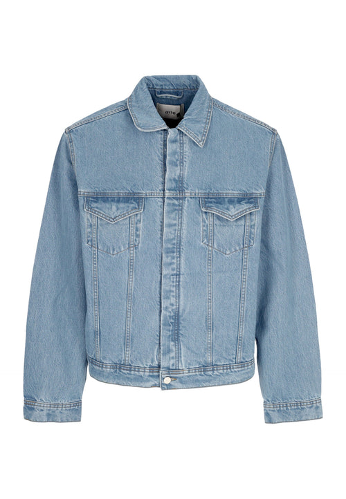 ARTE Giubbotto Jeans Uomo Bird Back Jacket Bleach da uomo