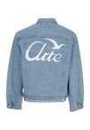 ARTE Giubbotto Jeans Uomo Bird Back Jacket Bleach da uomo
