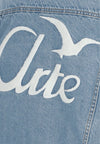 ARTE Giubbotto Jeans Uomo Bird Back Jacket Bleach da uomo