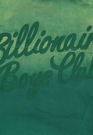 BILLIONAIRE BOYS CLUB Giubbotto Jeans Uomo Garment Dyed Denim Jacket Green da uomo