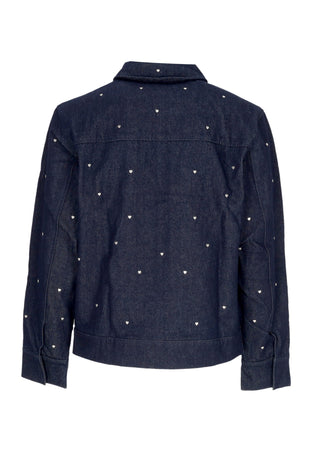 ARTE Giubbotto Jeans Uomo Heart Denim Jacket Navy da uomo