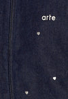 ARTE Giubbotto Jeans Uomo Heart Denim Jacket Navy da uomo