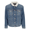Tommy Hilfiger Giubbotto Jeans Uomo Regular Sherpa Flag Trucker Jacket Denim Medium da uomo