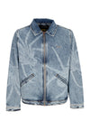 IUTER Giubbotto Jeans Uomo Spider Denim Ally Jacket Blue Bleach da uomo