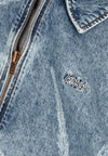 IUTER Giubbotto Jeans Uomo Spider Denim Ally Jacket Blue Bleach da uomo