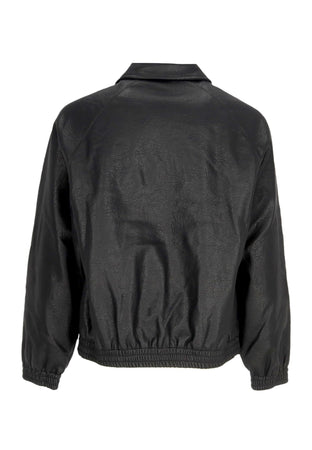 ARTE Giubbotto Uomo Basic Leather Jacket Black da uomo
