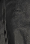 ARTE Giubbotto Uomo Basic Leather Jacket Black da uomo