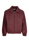 ARTE Giubbotto Uomo Basic Leather Jacket Bordeaux da uomo