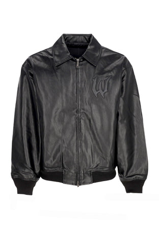 WASTED PARIS Giubbotto Uomo Bury Varsity Jacket Black da uomo