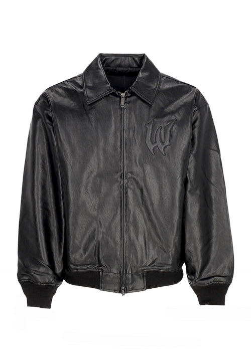 WASTED PARIS Giubbotto Uomo Bury Varsity Jacket Black da uomo