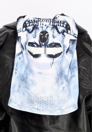 WASTED PARIS Giubbotto Uomo Bury Varsity Jacket Black da uomo