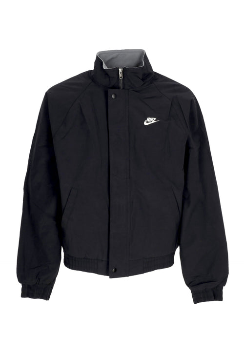 Nike Giubbotto Uomo Club Futura Jacket Black/white da uomo