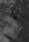 WASTED PARIS Giubbotto Uomo Kingdom Faux Leather Jacket Black da uomo