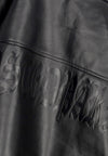 WASTED PARIS Giubbotto Uomo Kingdom Faux Leather Jacket Black da uomo