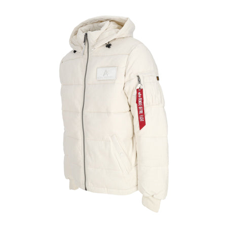 ALPHA INDUSTRIES Giubbotto Uomo Puffer Cord Jet Stream White da uomo