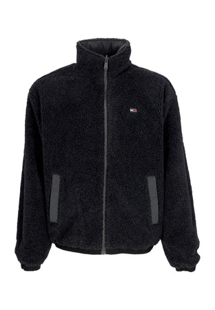 Tommy Hilfiger Giubbotto Uomo Reversible Teddy Jacket Black/multi da uomo