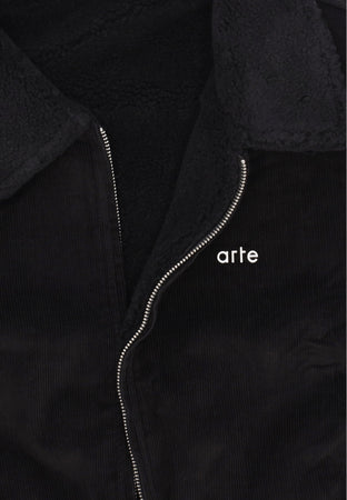 ARTE Giubbotto Uomo Sherpa Jacket Black da uomo
