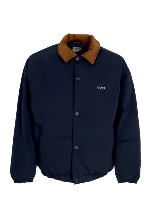 OBEY Giubbotto Uomo Whispers Jacket Dark Navy da uomo