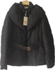 Giubotto da donna nero elegante con cintura alla vita piumino nero donna imbottito art. 15204 giubbino donna Katrina giubbino donna L'Orchidea - Siderno, Commerciovirtuoso.it