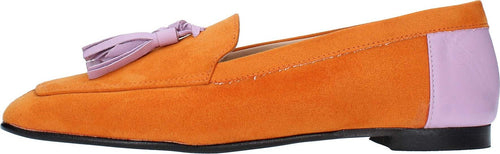 GIULIA-NERI-Scarpe-basse-Arancio-da-donna