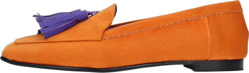 GIULIA-NERI-Scarpe-basse-Arancio-da-donna
