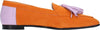 GIULIA-NERI-Scarpe-basse-Arancio-da-donna