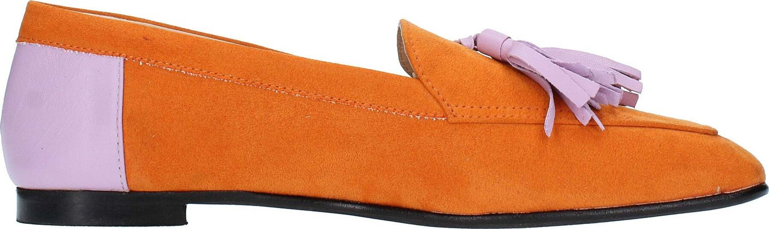 GIULIA-NERI-Scarpe-basse-Arancio-da-donna