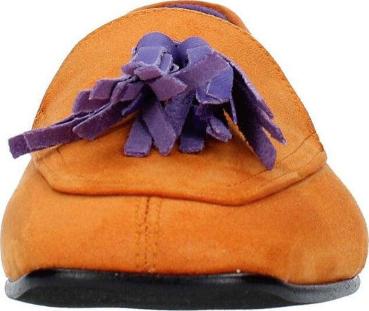 GIULIA-NERI-Scarpe-basse-Arancio-da-donna