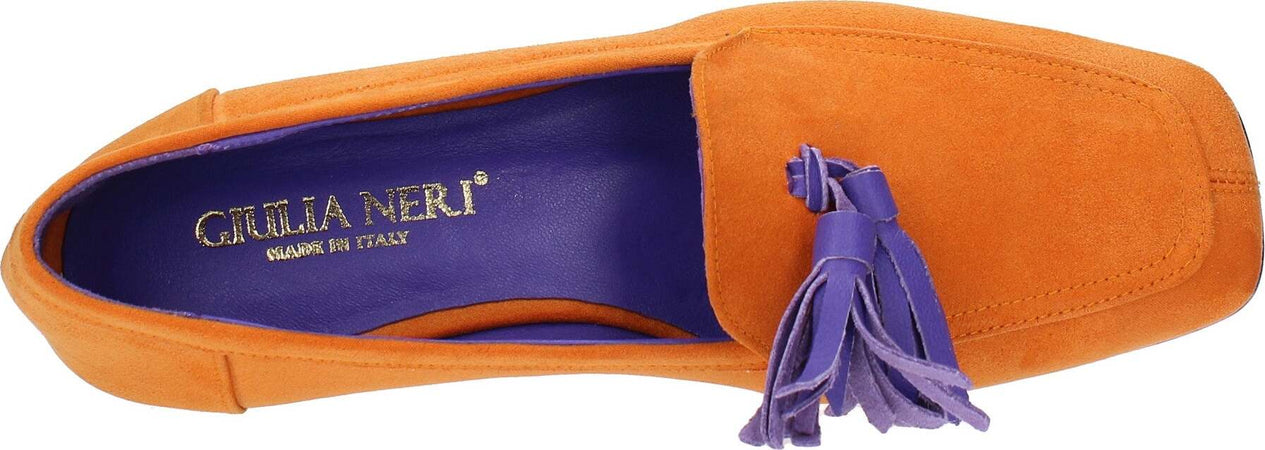 GIULIA-NERI-Scarpe-basse-Arancio-da-donna