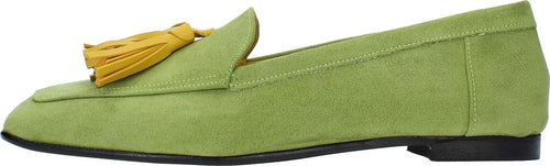 GIULIA-NERI-Scarpe-basse-Verde-da-donna