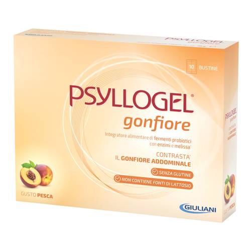 Psyllogel Gonfiore Pesca10Bust