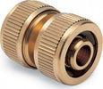 Giuntatubo riparatore in ottone con stringitubo per irrigazione Per tubo Ø 3/4” Giardino e giardinaggio/Attrezzi da giardino e attrezzature per l'irrigazione/Attrezzature per l'irrigazione/Pompe e accessori/Parti e connettori La Zappa - Altamura, Commerciovirtuoso.it