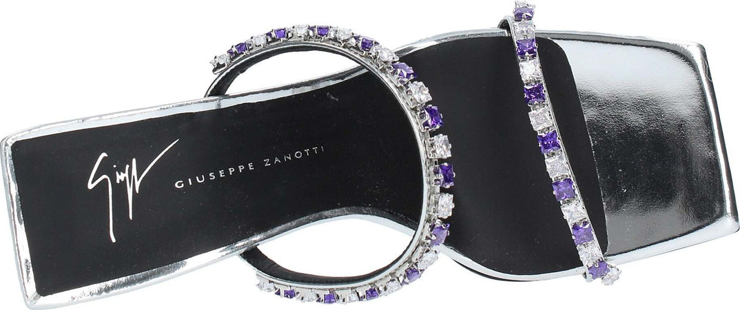 Giuseppe-Zanotti-Scarpe-con-Tacco-Argento-da-donna