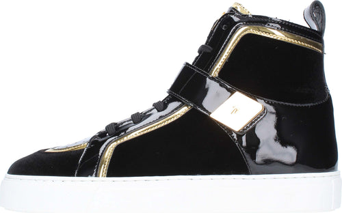 Giuseppe-Zanotti-Sneakers-Nero-oro-da-donna