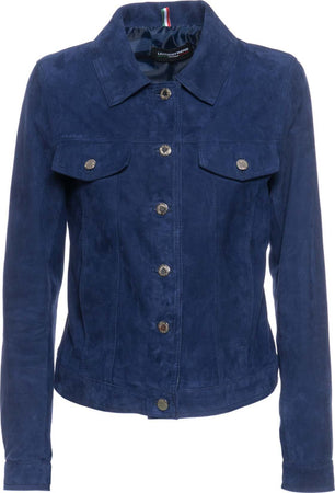 Giusy---Giacca-Donna-Blu-in-vero-Camoscio